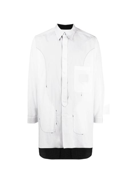 Yohji Yamamoto reversible cotton shirt