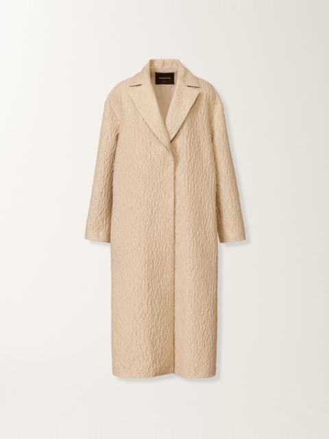 FABIANA FILIPPI Embossed jacquard coat