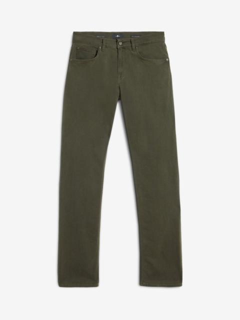 7 For All Mankind Left Hand The Straight In Dark Olive