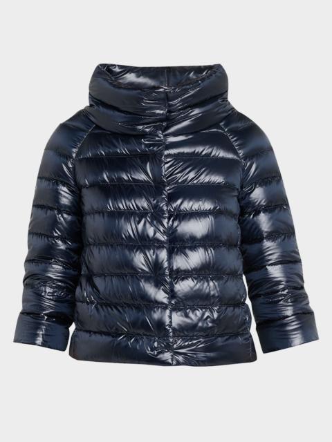 Herno Sofia Ultra-Lightweight Down Bolero Jacket