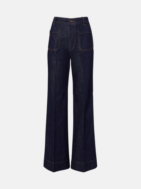 Victoria Beckham Alina wide-leg jeans