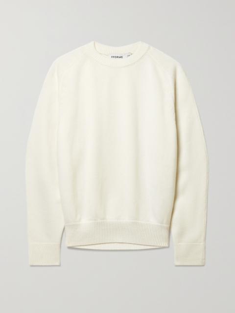 FFORME + Net Sustain Hannah Pleated Cashmere Sweater