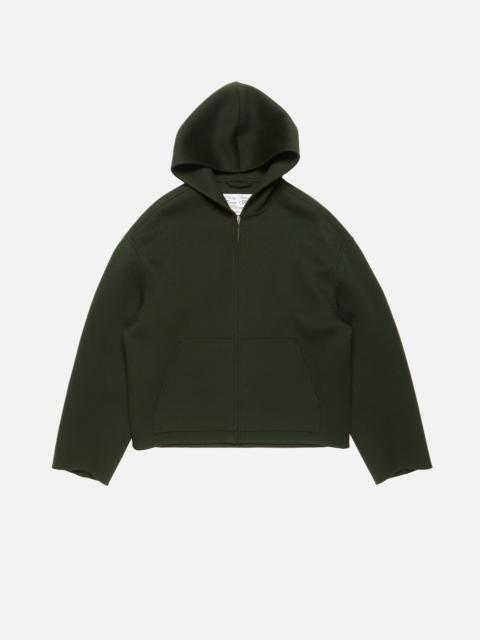 Acne Studios Cashmere jacket with hood - Dark green