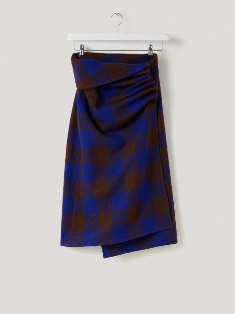 Lemaire WRAP SKIRT
CHECKED WOOL