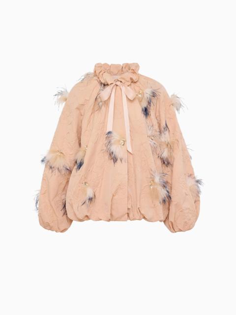 ULLA JOHNSON Roux Nylon Jacket with Embellishments