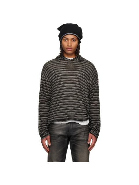 424 Black Layering Hoodie