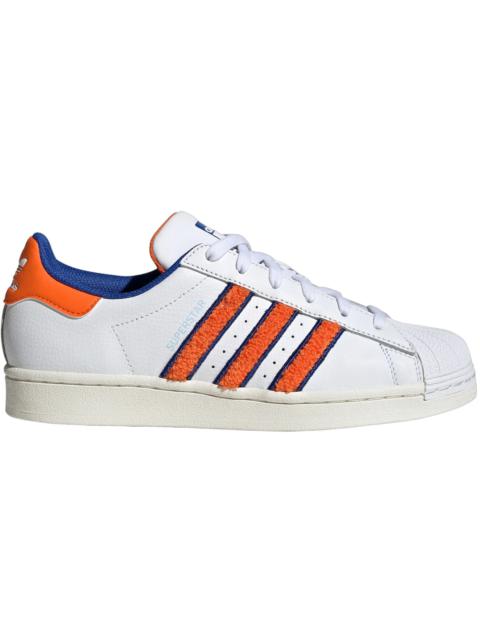 adidas Superstar Cloud White Orange Royal Blue (Women's)