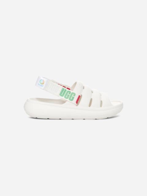 UGG ® Women's Sport Yeah Special Olympics USA Games Eva Sandals in White