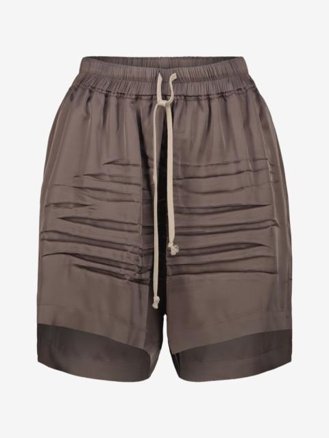 Rick Owens drawstring-waistband shorts
