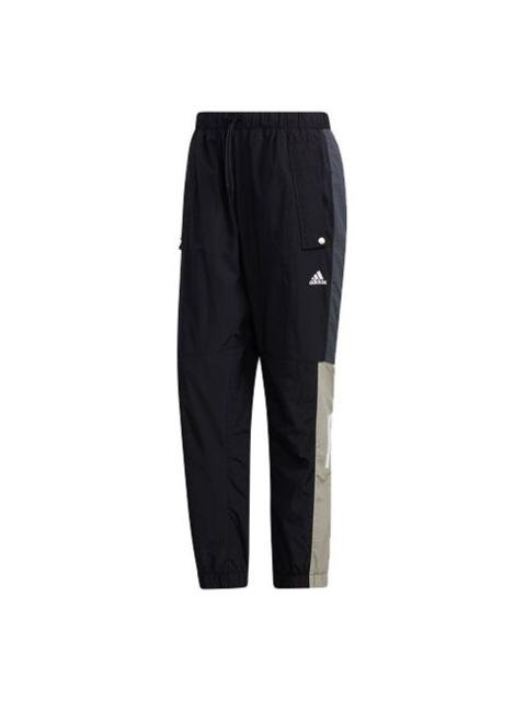 adidas M Mhs Wov Pnt Lacing Casual Sports Long Pants Black GE0393