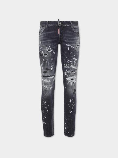 DSQUARED2 BLACK DIAMOND WASH JENNIFER JEANS