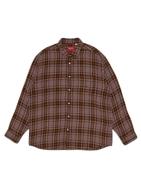 Supreme Supreme Woven Plaid Shirt 'Light Brown' | REVERSIBLE