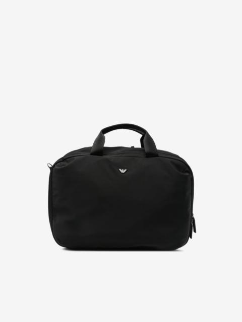 EMPORIO ARMANI logo-plaque multi-way backpack