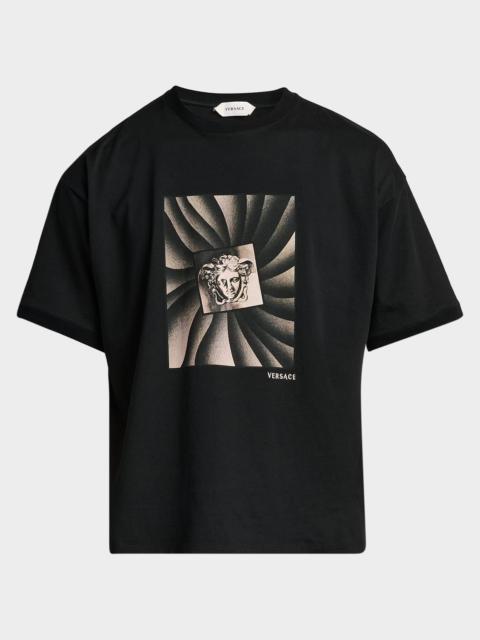 VERSACE JEANS COUTURE Medusa Cotton T-Shirt