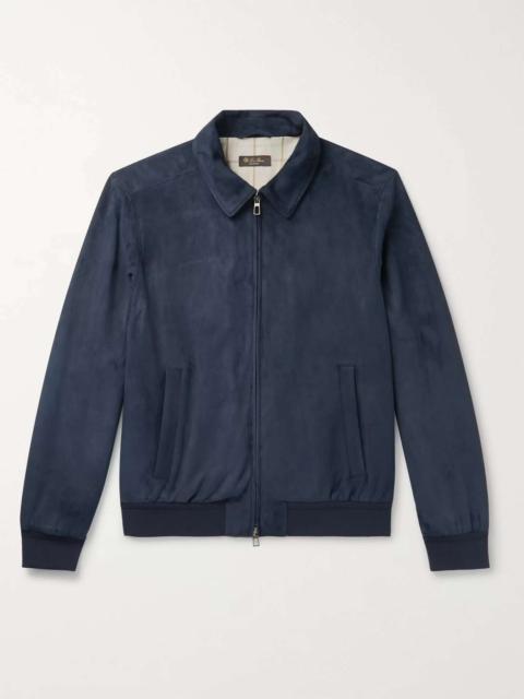 Rain System Suede Bomber Jacket