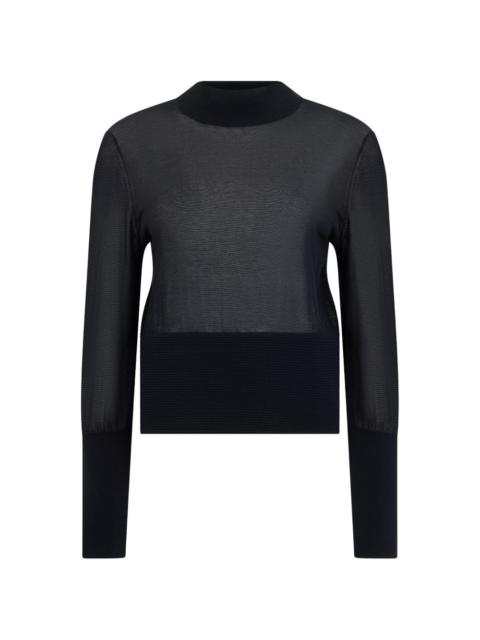 FRAME The Sleek knitted cotton sweater