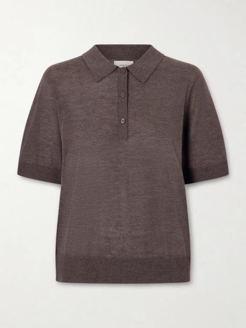 Loulou de Saison Migo Cashmere Polo Shirt