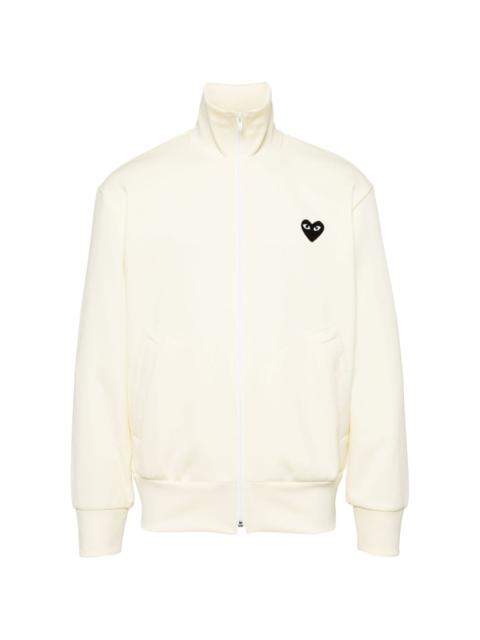 Comme des Garçons PLAY heart-print jersey track jacket