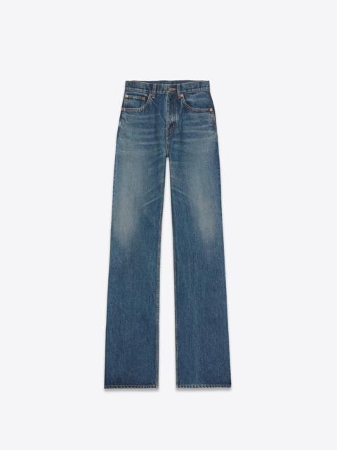 SAINT LAURENT clyde jeans in august blue denim