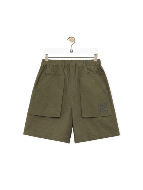 Loewe Shorts in cotton blend