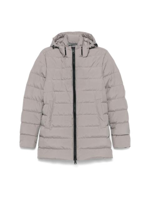 hooded puffer jacket