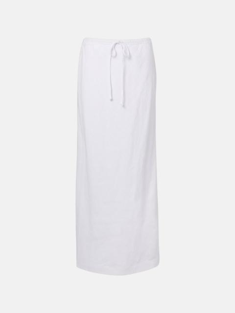 velvet Beka linen maxi skirt