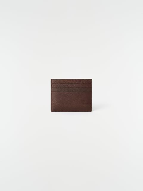 Lemaire GEAR CARD HOLDER IN LEATHER