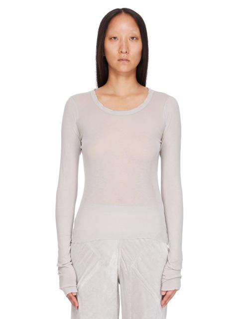 Rick Owens CROPPED RIB LS T