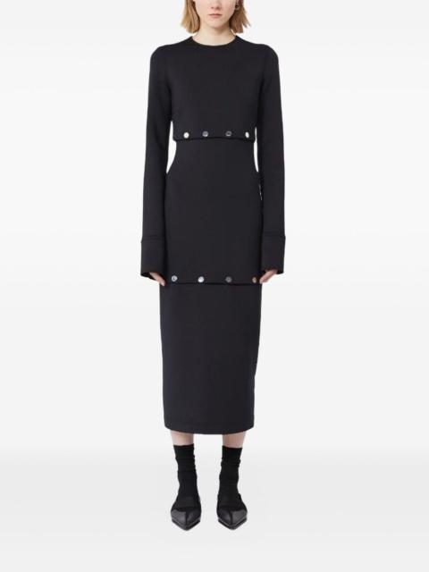 Max Mara cut-out jersey dress