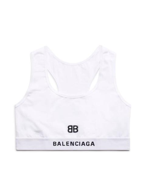 BALENCIAGA Women's Sports Bra in White