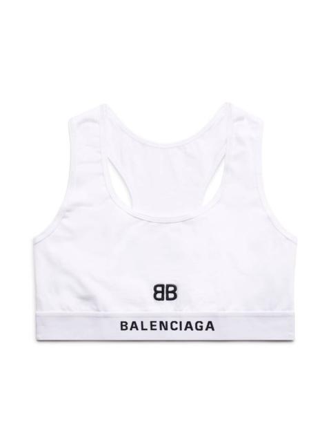 Women's Sports Bra in White