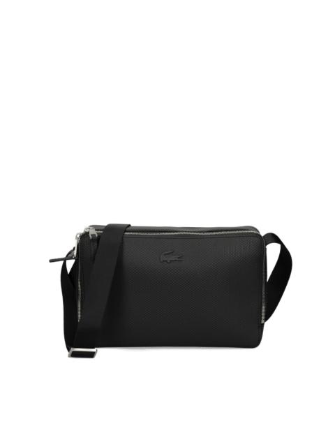 LACOSTE textured zip-fastening shoulder bag