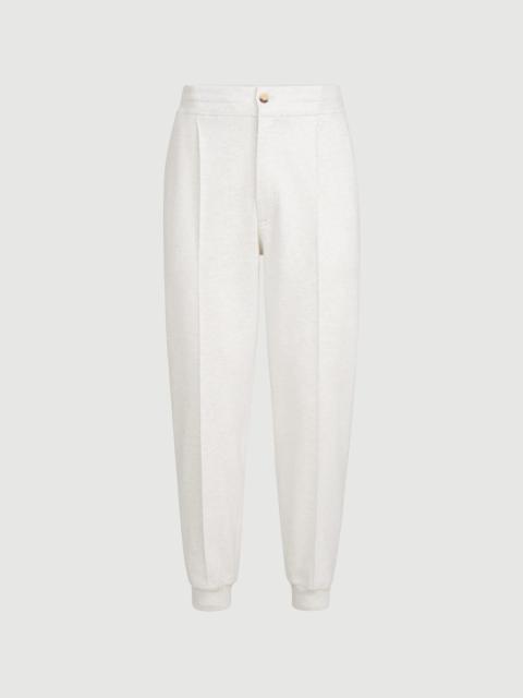 Brunello Cucinelli Techno cotton French terry double cloth trousers