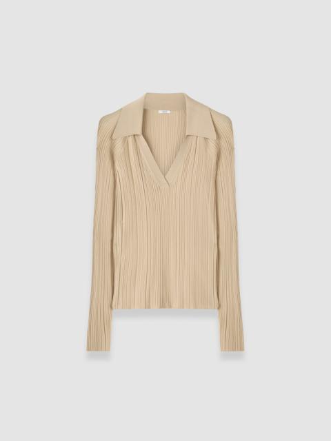 JOSEPH Chelia Plissé Knit Top