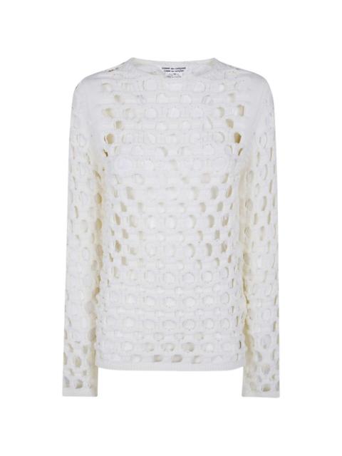 Comme des Garçons Comme des Garçons cut-out sweater