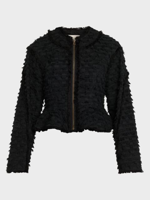 ULLA JOHNSON Soren Silk Crepe de Chine Shirt