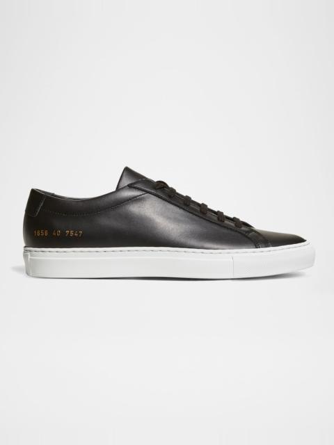 Common Projects Men's Achilles Leather Low-Top Sneakers