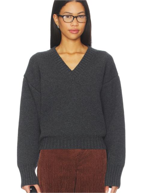 RÓHE Sculptural Compact V-Neck Pullover