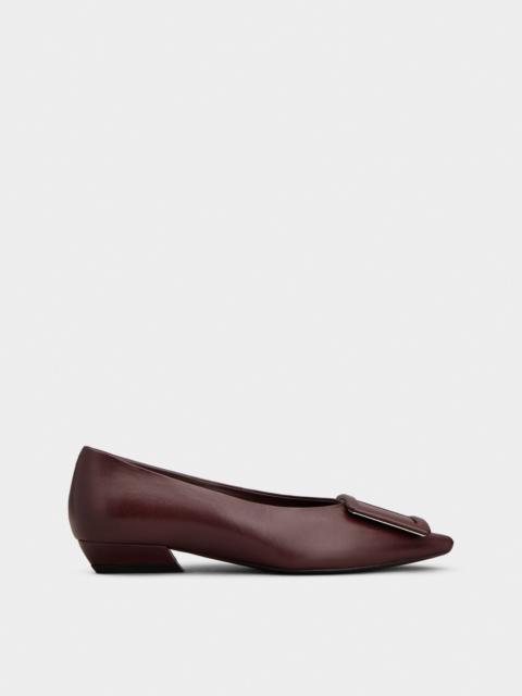 Roger Vivier Viv' in The City Ballerinas in leather