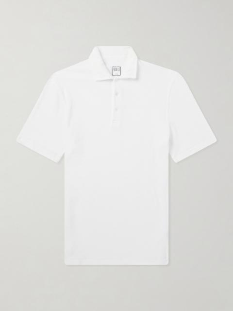 FEDELI Mondial Cotton-Terry Polo Shirt