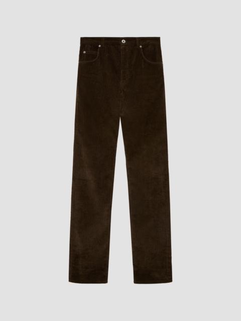 Loewe Men's Corduroy Straight Pants - Brown