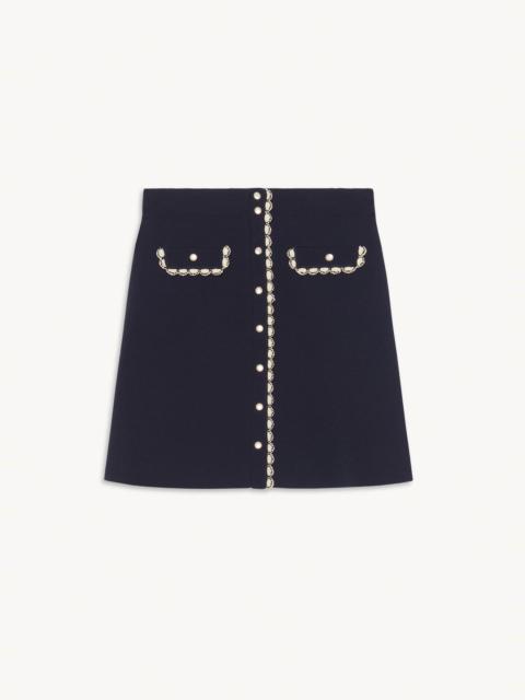 Sandro Short knitted skirt