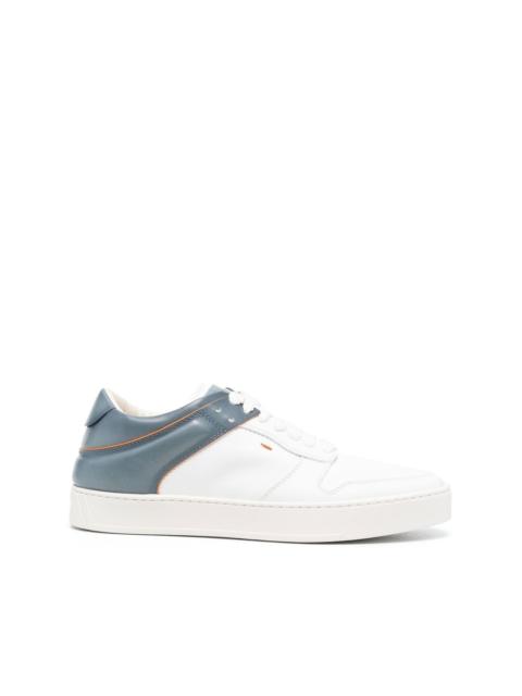 Santoni colour-blocked low-top sneakers