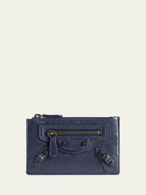 BALENCIAGA Le City Arena Leather Card Holder