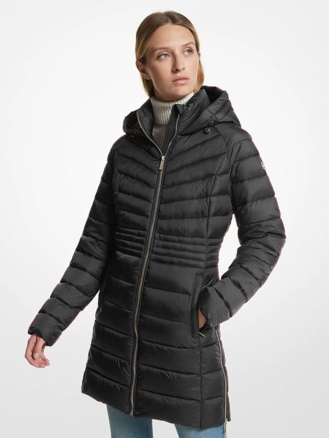 MICHAEL KORS Quilted Nylon Puffer Coat