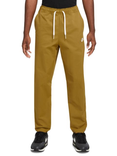 Nike Woven Tapered Leg Pants in Bronze/White at Nordstrom