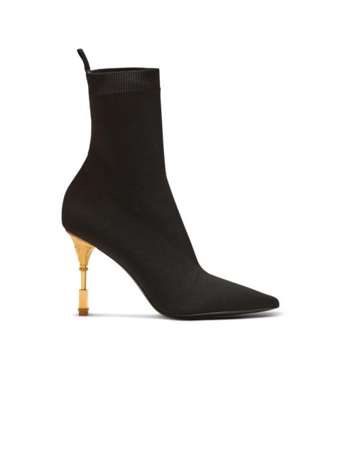 Balmain Moneta knit ankle boots