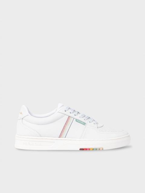 Paul Smith Women's Light Blue Leather 'Margate' Trainers