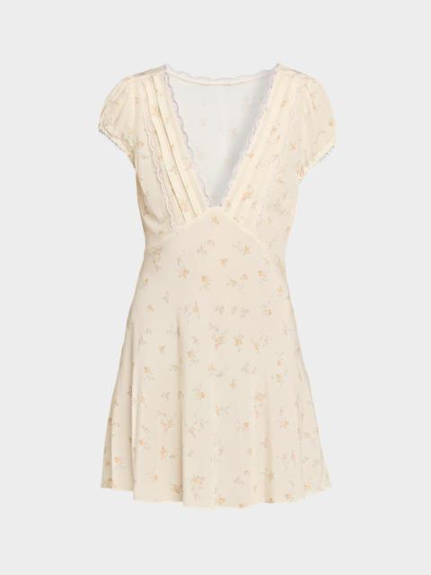 LoveShackFancy Yasmin Floral Mini Dress