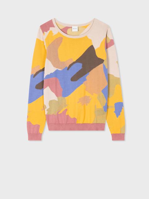 Paul Smith 'Floral Collage' Intarsia Sweater